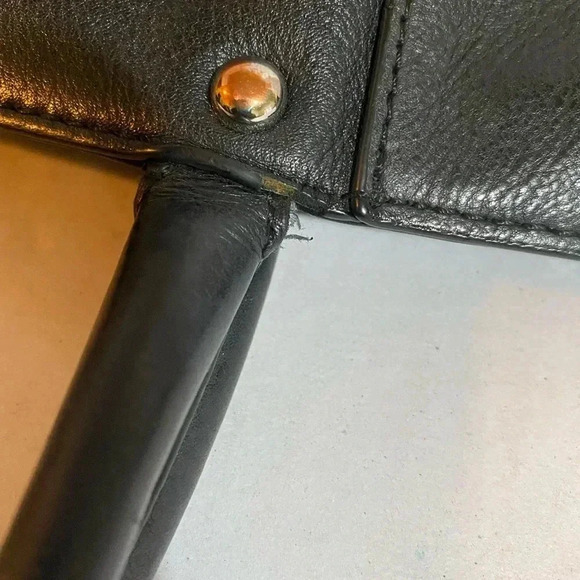 Rebecca Minkoff black leather satchel handbag - Picture 11 of 12